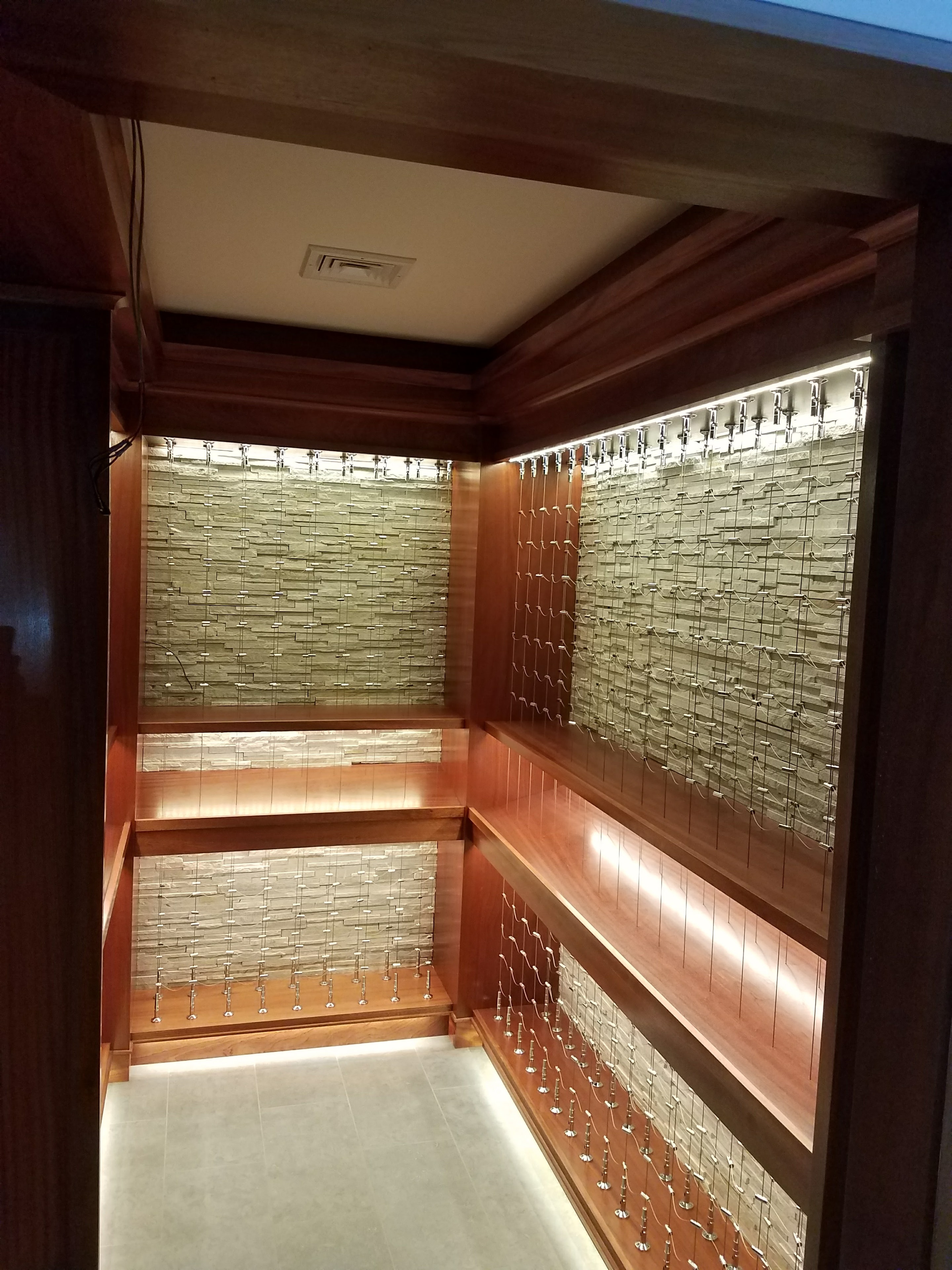 Wine cellar display